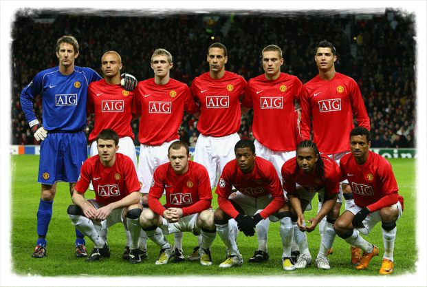 Man u squad 2008